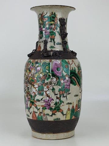 Vaas - Aardewerk - China - Qing Dynastie (1644-1911) -
