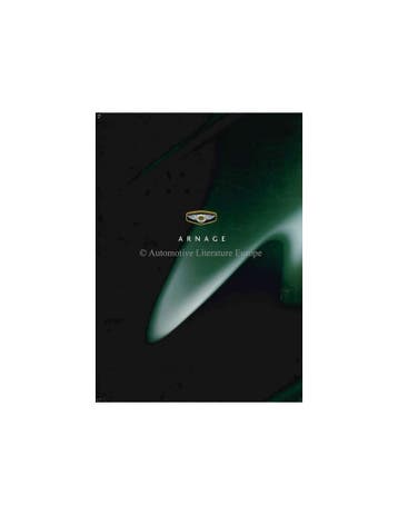 1998 BENTLEY ARNAGE HARDCOVER BROCHURE ENGELS, Ophalen of Verzenden, Nieuw