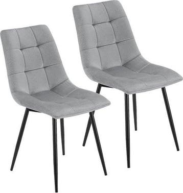 2dekans | Stalen Eetkamerstoelen Blanca - Set van 2 -, Huis en Inrichting, Ophalen of Verzenden, Nieuw