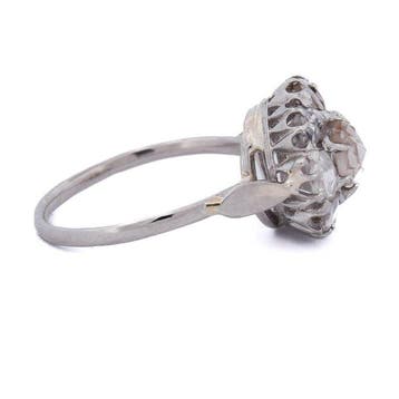 Sans prix de réserve - Bague Platine - 1.40ct. tw. Diamant