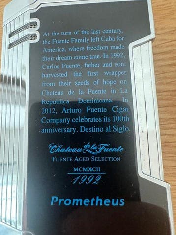 Arturo Fuente - Arturo Fuente × Prometheus Magma 100th, Verzamelen, Nieuw