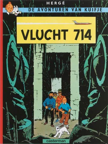 Vlucht 714 / 21 vlucht 714 / De avonturen van Kuifje / 22, Boeken, Verzenden, Zo goed als nieuw, Hergé