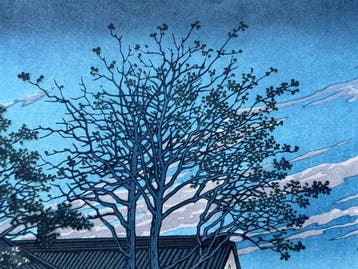 Itako no y  (Evening at Itako) - Kawase Hasui