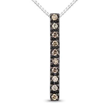 Halsketting - 18 karaat Witgoud - 0.23ct. tw. Diamant, Nieuw