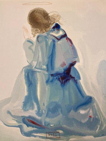 Salvador Dali (1904-1989) - The Angel of the First Heaven -