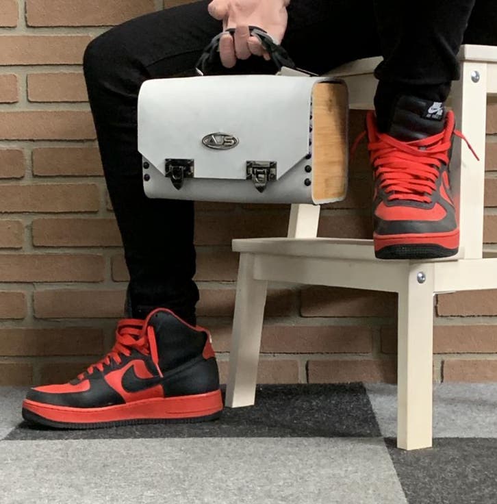 Handtas Light grey box handbag, Auto-onderdelen, Overige Auto-onderdelen, Nieuw, Ophalen of Verzenden