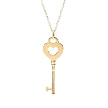 Tiffany & Co. - Ketting met hanger roze goud, Handtassen en Accessoires, Antieke sieraden
