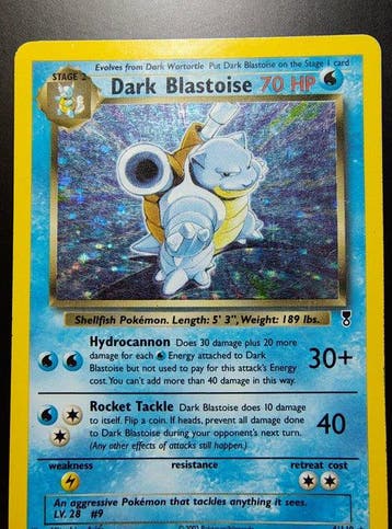 Pokémon - 1 Card - Dark Blastoise Holo - LEgendary, Nieuw