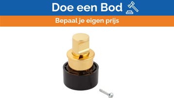 Bieden: LAMP PK04 Marine Grade Gold Finish Control Push Kno, Ophalen of Verzenden, Nieuw
