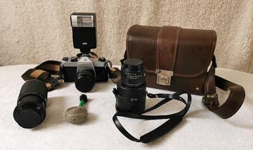 Pentax, Asahi Spotmatic SP 1000 + takumar 55mm/28mm +, Nieuw