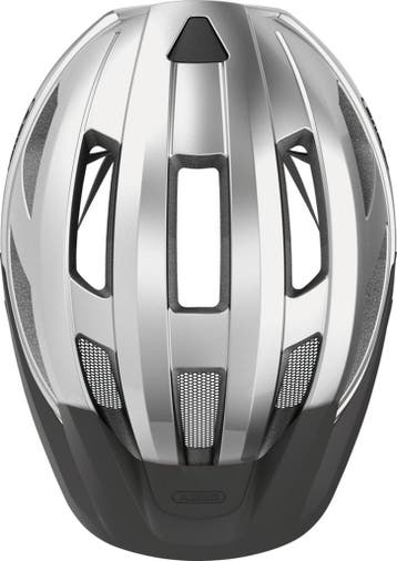 ABUS Macator Fietshelm - Zilver, Fietsen en Brommers, Verzenden, Nieuw, Abus