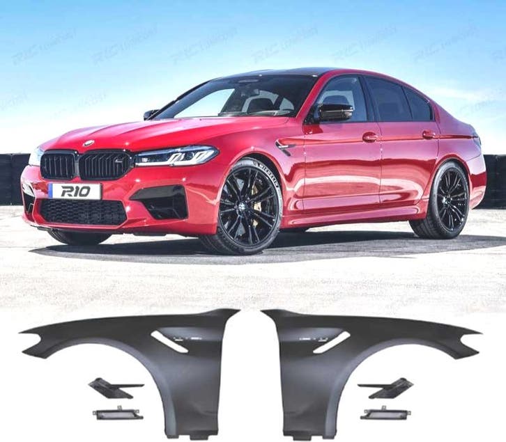 KIT AILES AVANT BMW G30 G31 17- LOOK M5 NOIR, Autos : Pièces & Accessoires, Carrosserie & Tôlerie, Envoi