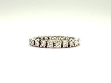 Zonder minimumprijs - Ring - 18 karaat Witgoud - 1.44ct. tw.