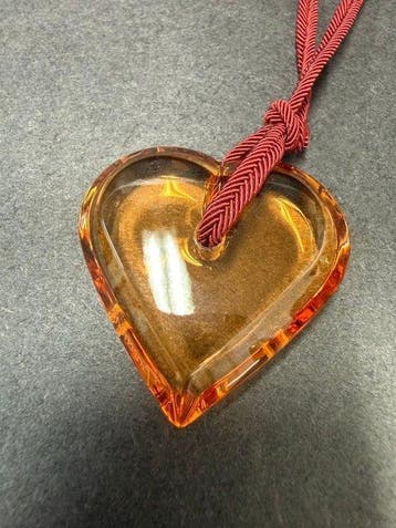 Baccarat - Hanger - Ketting met hanger - Oranje kristallen