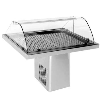 Viskoeltoonbank | -5°C | Plaatkoeling | Wielen |, Verzenden