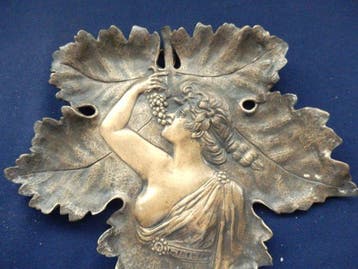 Vide-poche - Zware Bronzen Art Nouveau vide poche -