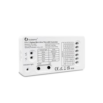 GLEDOPTO GL-C-002P (6A/CH) ledcontroller - 5-in-1 - Zigbee, Hobby en Vrije tijd, Elektronica-componenten, Verzenden, Nieuw