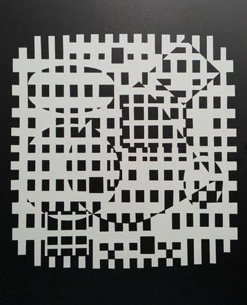 Victor Vasarely (1906-1997) - Vah-Neg, 1955- tirage de, Antiek en Kunst
