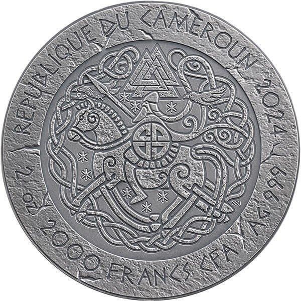 Kameroen. 2000 Francs 2024 Erik the Red - The Way to, Timbres & Monnaies, Monnaies | Europe | Monnaies non-euro
