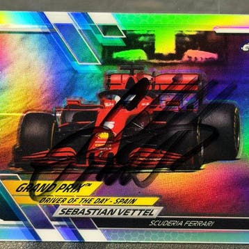 Ferrari - Sebastian Vettel - 2021 - Topps Chrome 165, Nieuw