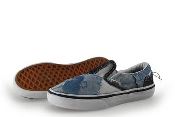 Vans Instappers Meisjes in maat 32 Blauw, Kinderen en Baby's, Jongen of Meisje, Schoenen, Zo goed als nieuw, Vans