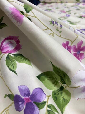 Bloemen in de liefde Katoen satijn, luxueus en zacht ontwerp