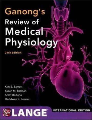 Ganongs Review of Medical Physiology 9781259009624, Boeken, Verzenden, Gelezen, Kim Barrett