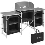 tectake Campingkeuken met aluminium frame 172 x 52 x 104 cm, Verzenden, Nieuw