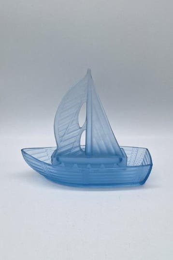 carlshutte - sculptuur, Zeilboot - 23.5 cm - Glas - 1935