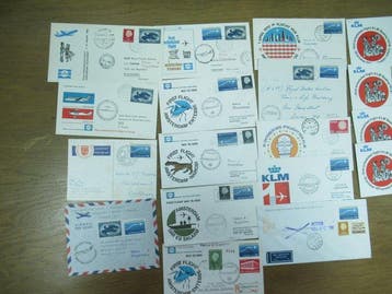 Nederland 1965/1984 - Collectie 1e vluchten - Boesman/, Gestempeld