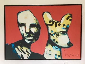 Herman Brood (1946-2001) - Man met hond