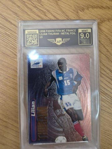 1998, 2011/12 Panini 1998 Panini FIFA WC France Lilian, Nieuw