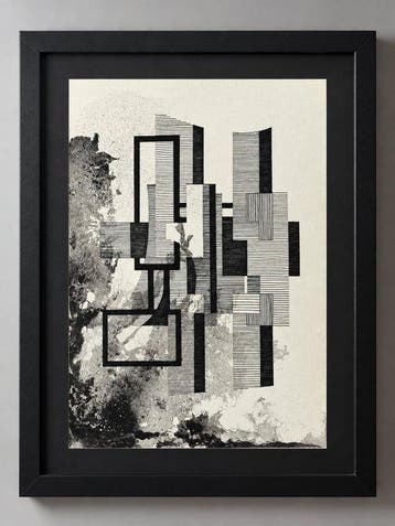 Eugène Eechaut (1928-2019) - Abstract ink composition