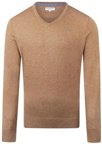 2dekans | McGregor Trui V Neck SweaterWalnut Mannen - Maat, Ophalen of Verzenden