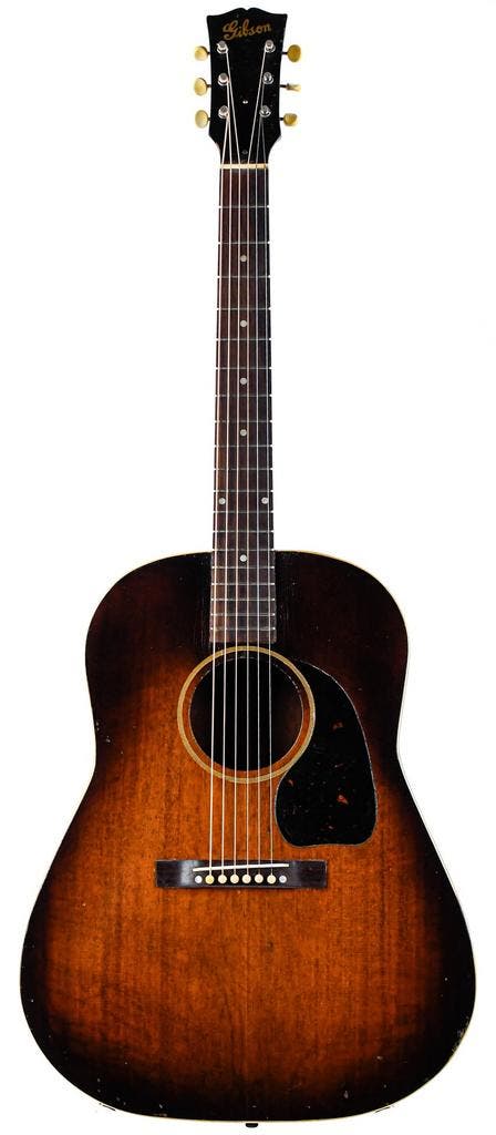 Gibson J45 Script Logo Mahogany Top 1946, Muziek en Instrumenten, Snaarinstrumenten | Gitaren | Akoestisch, Verzenden