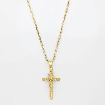 Collier avec pendentif - 18 carats Or jaune