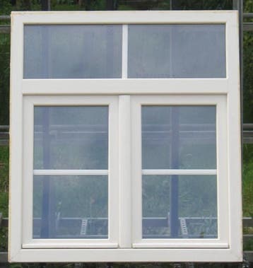 pvc raam , chassis , venster , kozijn 115 x 126 creme 9001, Ophalen of Verzenden, Raamkozijn