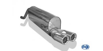 FOX Fiat Grande Punto 199 - Diesel einddemper - 2x76 type 13, Verzenden