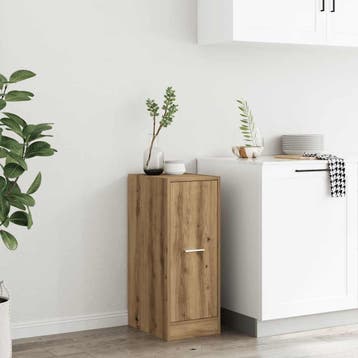 vidaXL Apothekerskast 30x41x77,5 cm bewerkt hout artisanaal, Huis en Inrichting, Verzenden, Nieuw