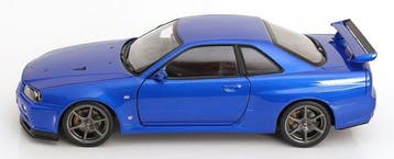 KK-Scale 1:12 - Modelauto - Nissan Skyline GT-R R34 V-Spec –
