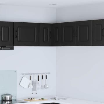 vidaXL Vaatwasserpaneel KALMAR Zwart 57 x 57 x 40 cm Bewerkt, Verzenden, Nieuw
