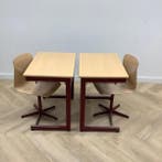 complete schoolset Galvanitas 10 stuks tafels + stoelen, Gebruikt, Vijf, Zes of meer stoelen