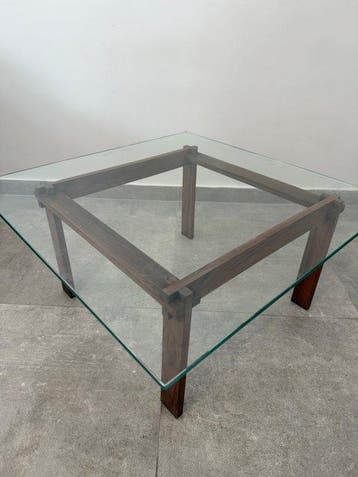 Salontafel - Hout, Glas