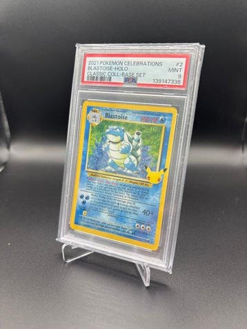 Pokémon - 1 Graded card - Blastoise 002 Foil - PSA 9 - Sword