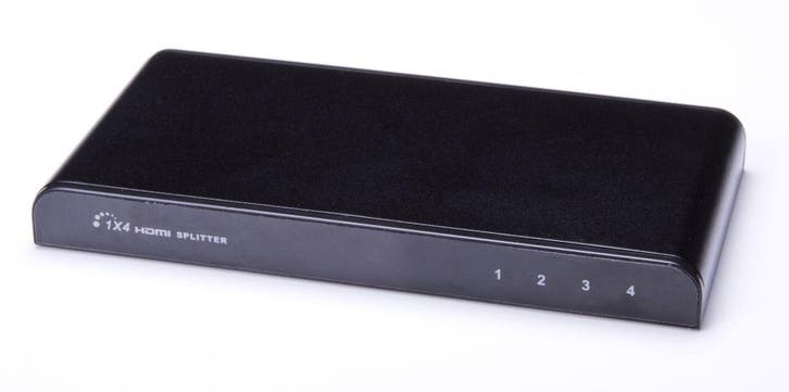HDMI splitter 4 poort 3D 4K Pro - Huismerk, Audio, Tv en Foto, Audiokabels en Televisiekabels, Ophalen of Verzenden