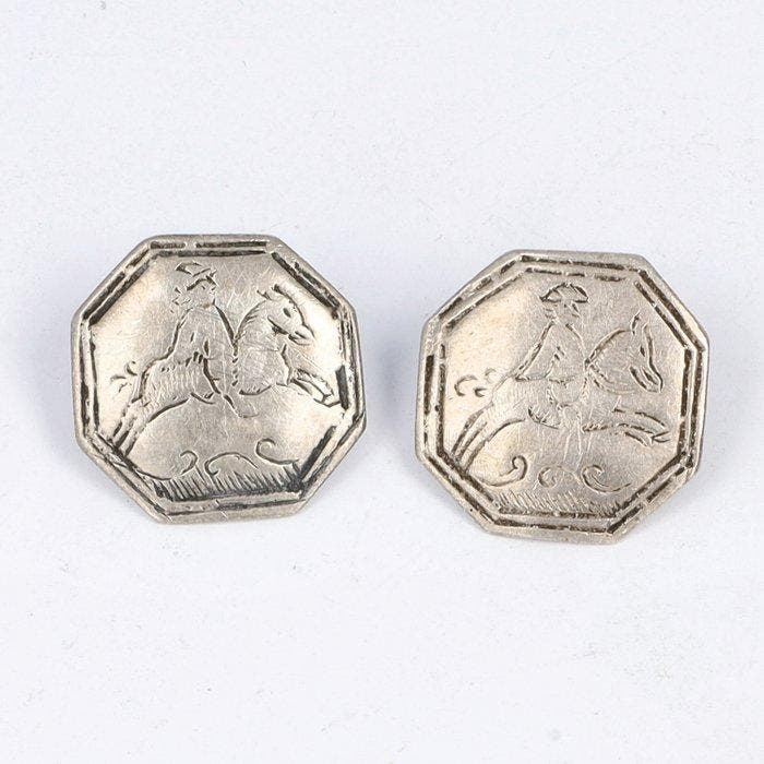 o.a. B. Dulleman, Meppel ca. 1780 - Knopen, Gespen en Fibula, Antiek en Kunst, Antiek | Zilver en Goud