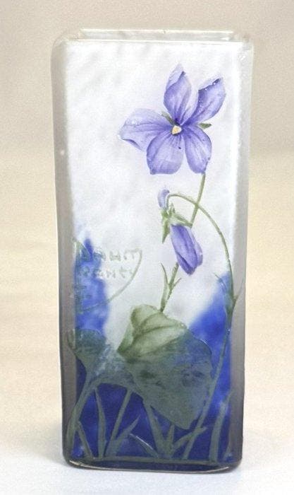 Daum Frères - Daum Nancy - Eenbloemige vaas - Glas - Daum, Antiquités & Art, Antiquités | Verre & Cristal