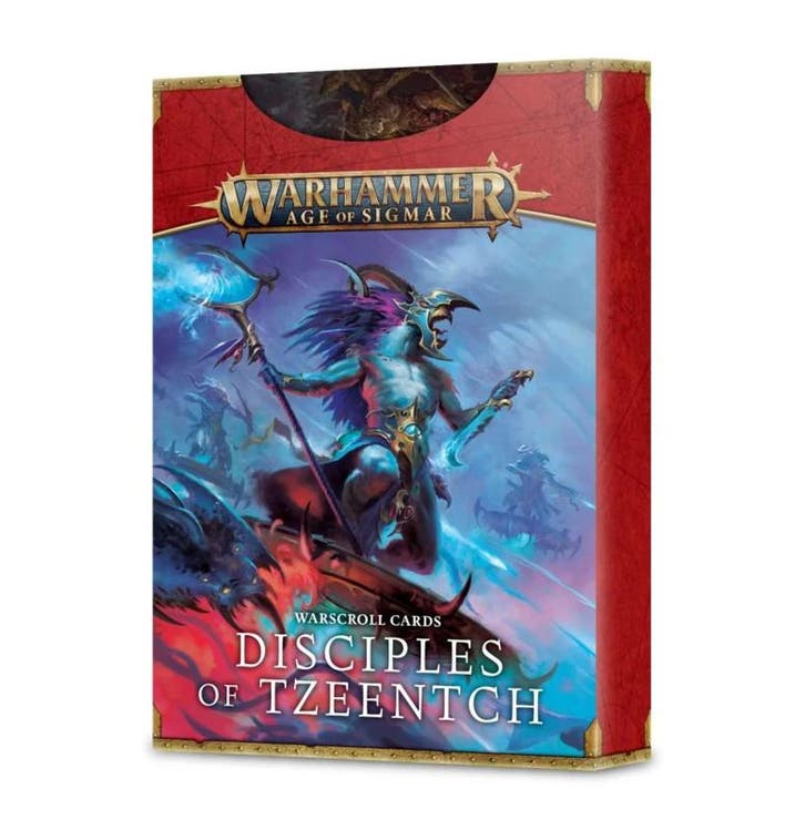 Age of Sigmar Disciples of Tzeentch Warscroll cards, Hobby en Vrije tijd, Wargaming, Ophalen of Verzenden