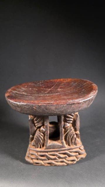 houten kruk - Bamileke - Kameroen (Zonder minimumprijs), Antiek en Kunst