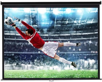 Projectiescherm 60 inch mat wit | Retour deal | Snel scoren!, Verzenden, Handmatig, Zo goed als nieuw